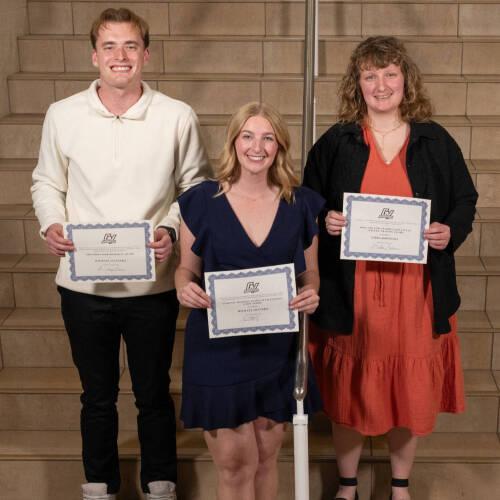 Michael Olivero, Alison Luck, and Emma Boonstra